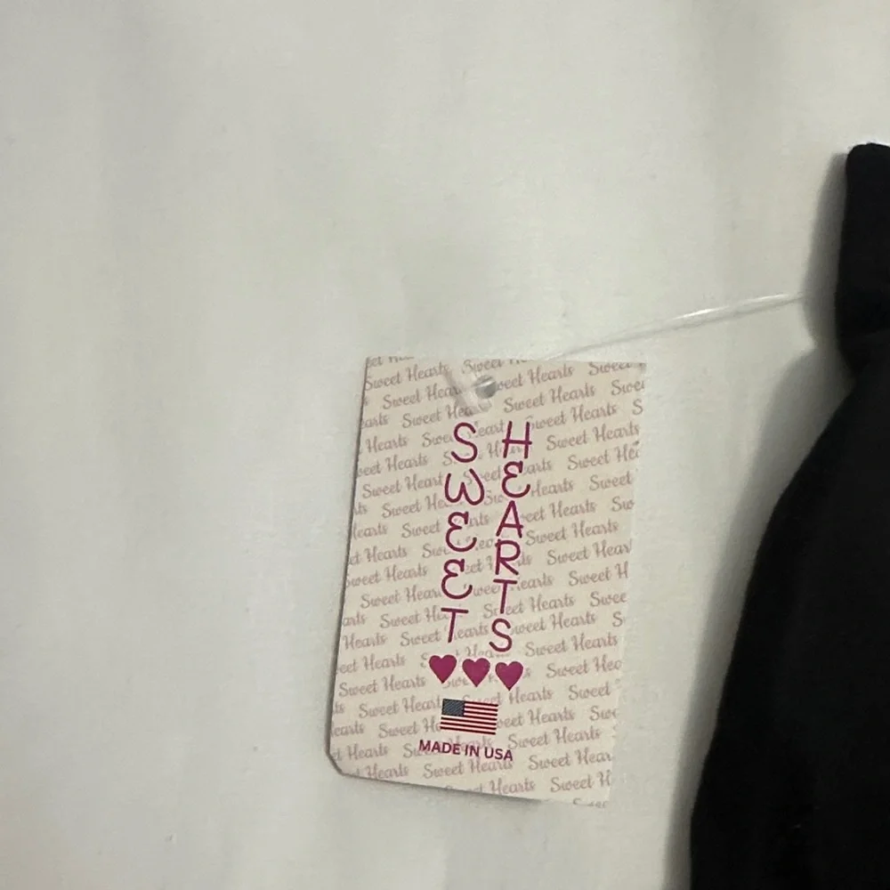 Sweet Hearts Black Mini Skirt